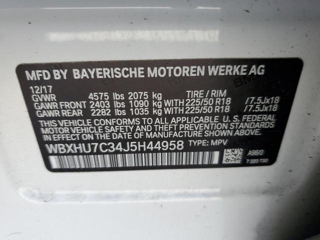 WBXHU7C34J5H44958 BMW X1 Sdrive28i