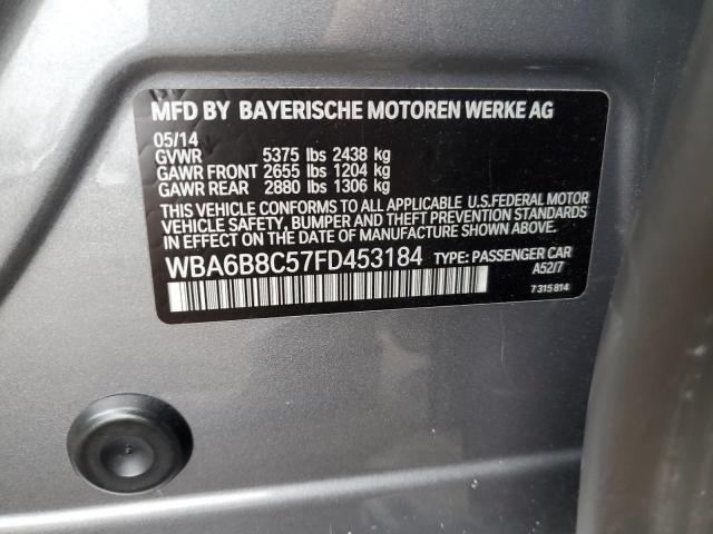 2015 BMW 640 XI GRA - WBA6B8C57FD453184