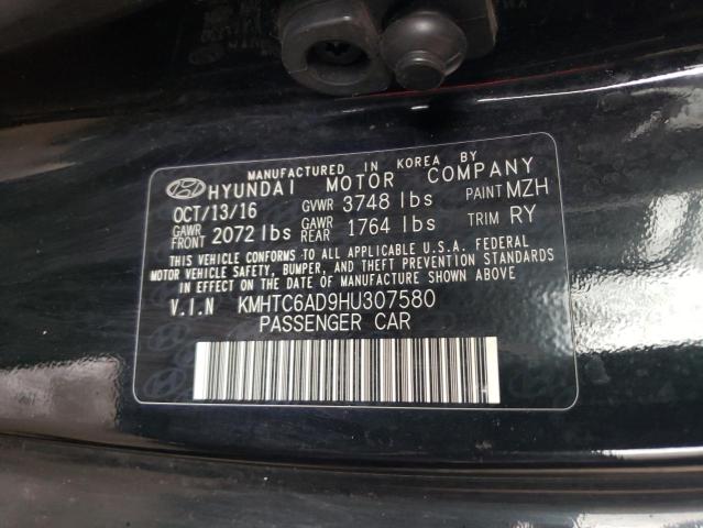 2017 HYUNDAI VELOSTER - KMHTC6AD9HU307580