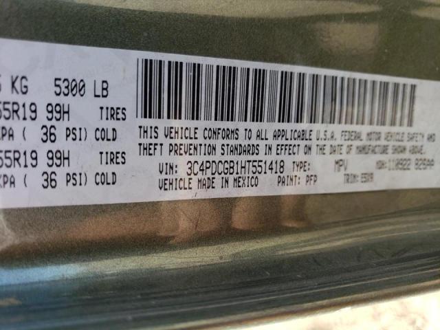 2017 DODGE JOURNEY CR 3C4PDCGB1HT551418