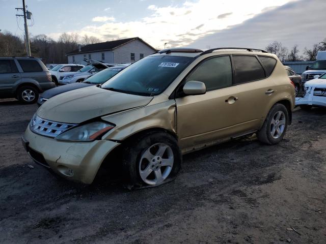Salvage cars for sale from Copart York Haven, PA: 2004 Nissan Murano SL