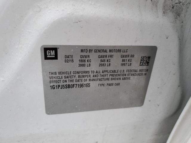 2015 CHEVROLET CRUZE ECO - 1G1PJ5SB0F7196165