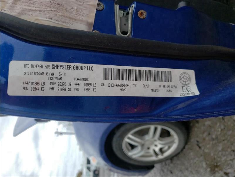 2013 DODGE DART SE 1C3CDFAA3DD304941
