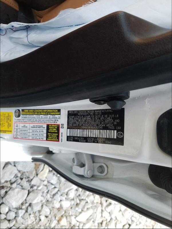 2020 LEXUS ES 350 58ADZ1B18LU082046