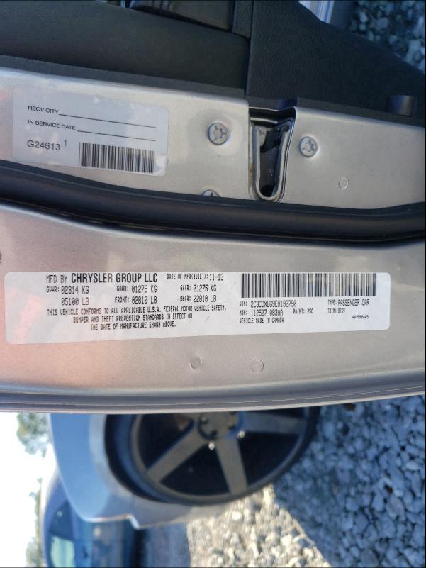 2014 DODGE CHARGER SE 2C3CDXBG9EH192790