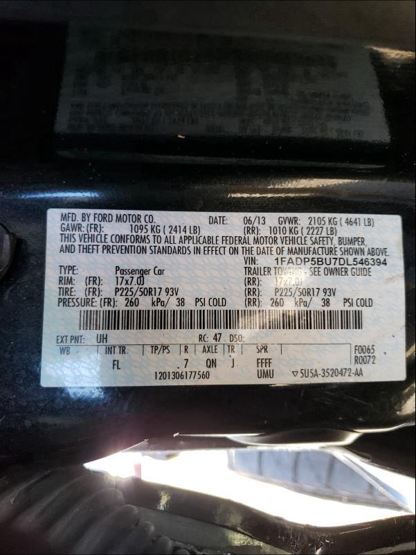 2013 FORD C-MAX SEL 1FADP5BU7DL546394