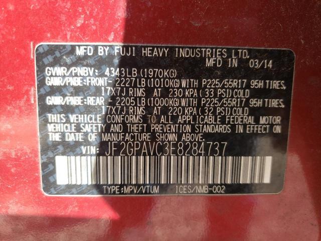 JF2GPAVC3E8284737 Subaru Xv Crosstrek 2.0 Premium