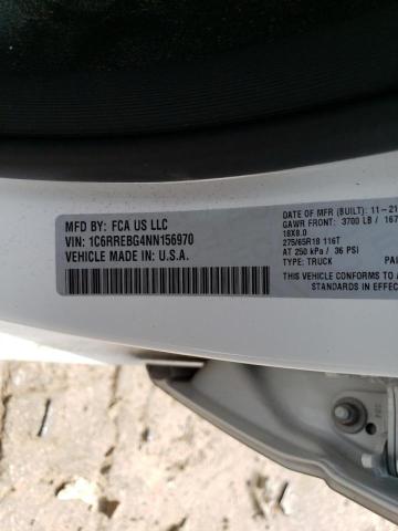 2022 RAM 1500 BIG H - 1C6RREBG4NN156970