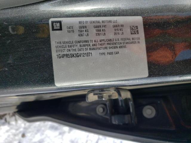 2016 BUICK VERANO CON - 1G4PR5SK3G4121071