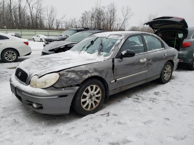 Salvage cars for sale from Copart Leroy, NY: 2004 Hyundai Sonata GLS