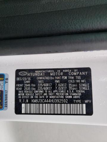 2017 HYUNDAI TUCSON LIM - KM8J3CA44HU392592