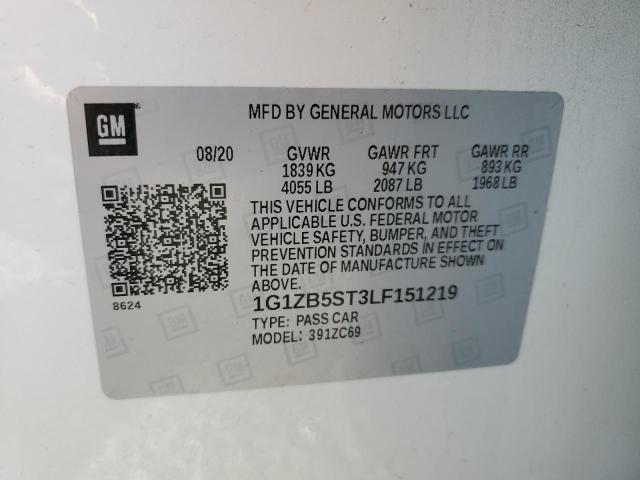 2020 CHEVROLET MALIBU LS - 1G1ZB5ST3LF151219