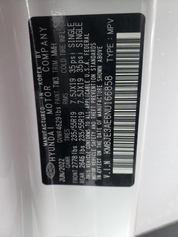 2022 HYUNDAI TUCSON LIM - KM8JE3AE6NU166858