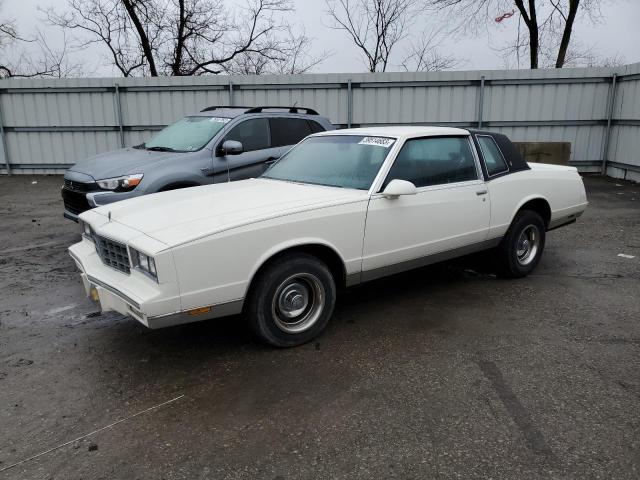 Salvage cars for sale from Copart West Mifflin, PA: 1986 Chevrolet Monte Carl