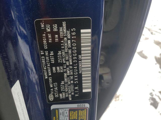 5XXGU4L39GG007165 KIA Optima