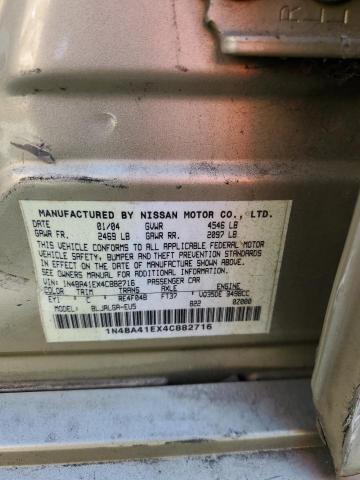 1N4BA41EX4C882716 Nissan Maxima