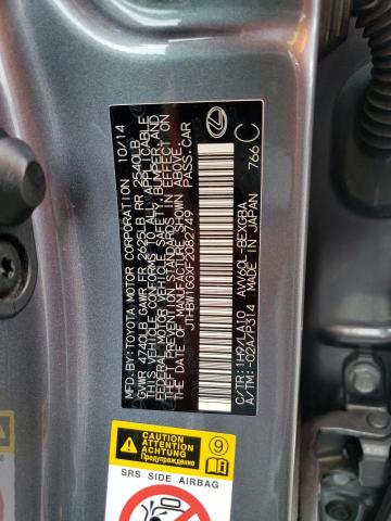 2015 LEXUS ES 300H - JTHBW1GGXF2082749