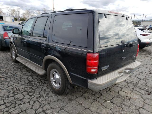 FORD EXPEDITION 2002 black  gas 1FMRU17L02LA84559 photo #3