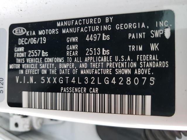5XXGT4L32LG428075 KIA Optima Lx