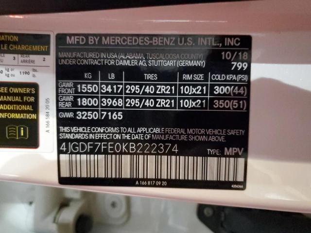 2019 MERCEDES-BENZ GLS 63 AMG - 4JGDF7FE0KB222374