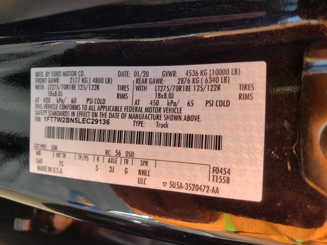 1FT7W2BN5LEC29136 Ford F250 Super Duty