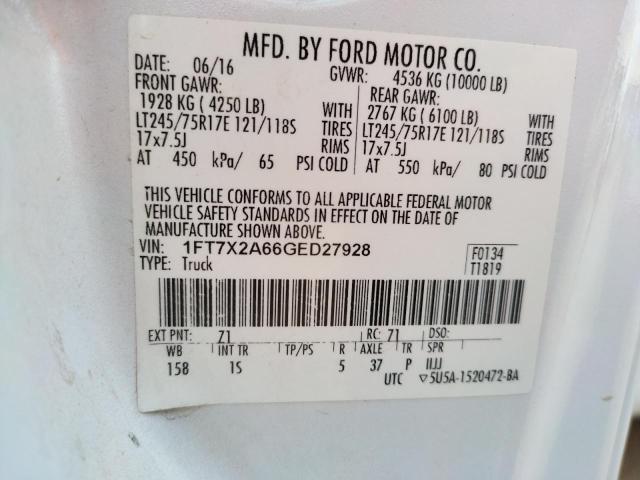 1FT7X2A66GED27928 Ford F250 Super Duty
