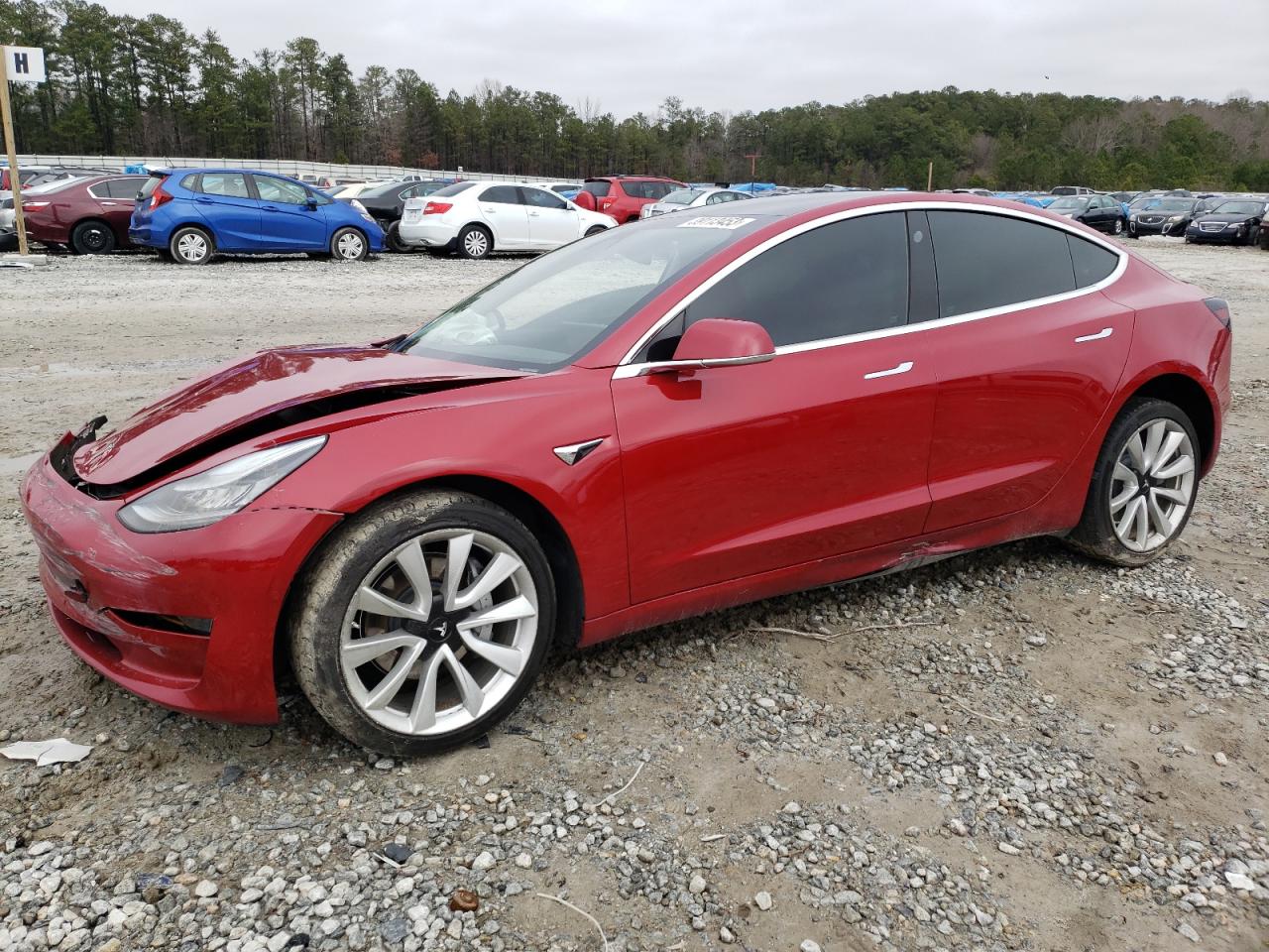 5YJ3E1EAXKF536836 2019 Tesla Model 3