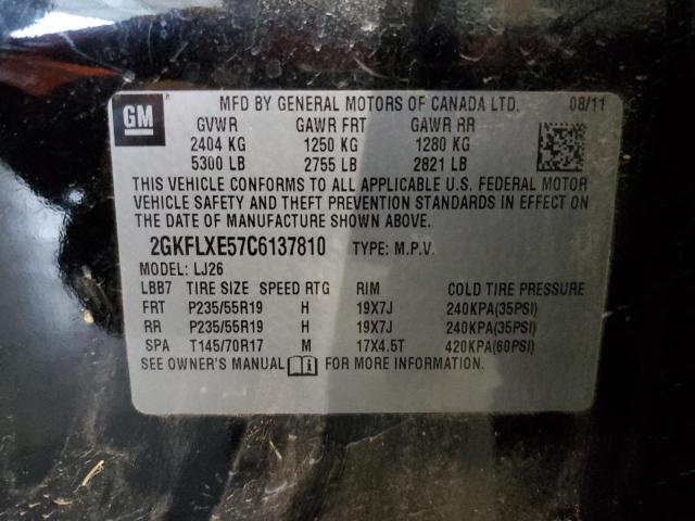 2GKFLXE57C6137810 GMC Terrain Slt