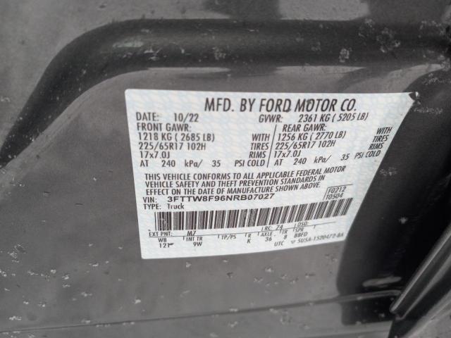 2022 FORD MAVERICK X - 3FTTW8F96NRB07027