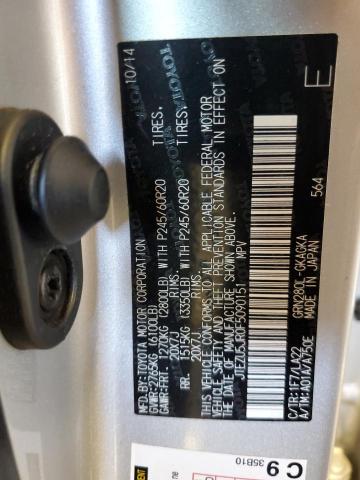 2015 TOYOTA FOURUNNER JTEZU5JR0F5090151