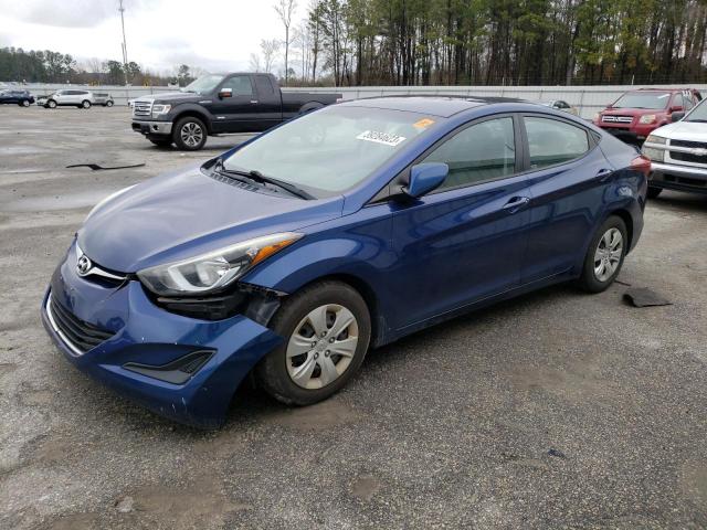 2016 HYUNDAI ELANTRA SE 5NPDH4AE2GH712485