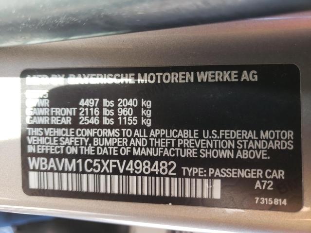 WBAVM1C5XFV498482 BMW X1 Sdrive28i