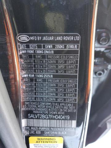 SALVT2BG7FH040419 Land Rover Range Rover Evoque Dynamic Premium