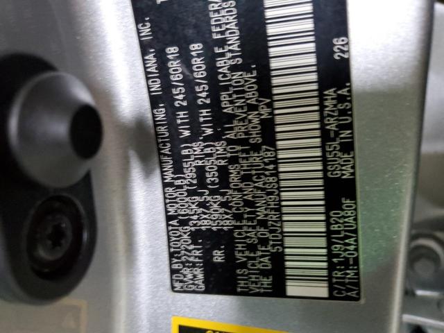 2018 TOYOTA HIGHLANDER - 5TDJZRFH9JS814187