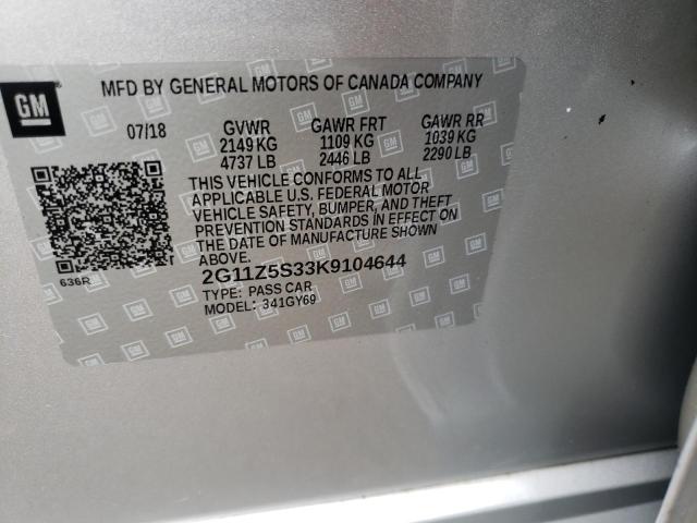 2019 CHEVROLET IMPALA LT - 2G11Z5S33K9104644