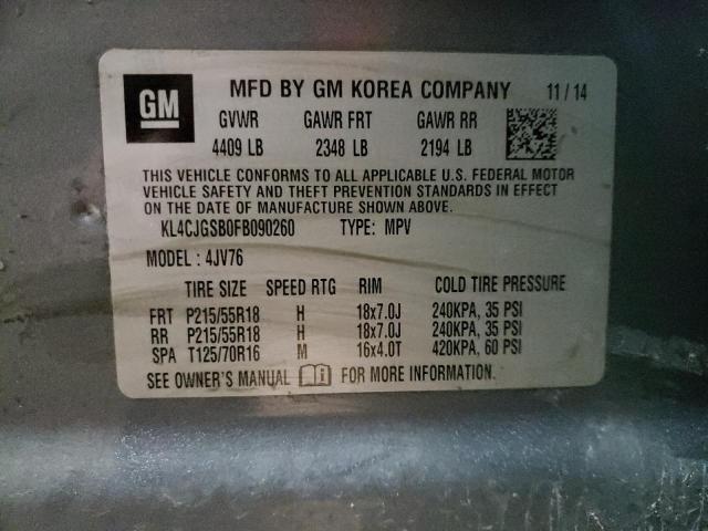 KL4CJGSB0FB090260 Buick Encore