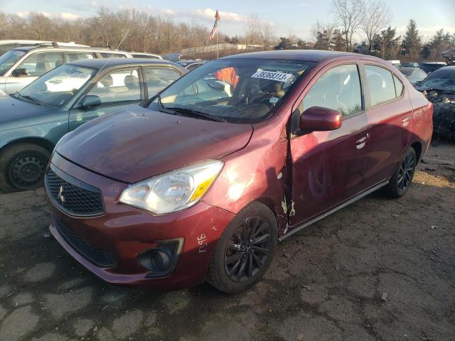 Mitsubishi salvage cars for sale: 2020 Mitsubishi Mirage G4 SE