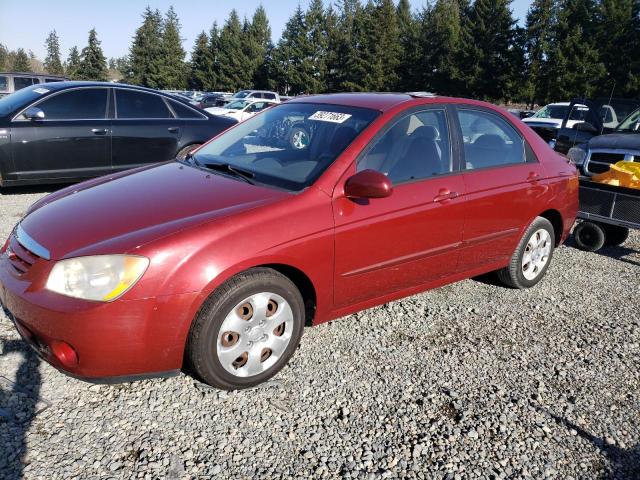 KIA Spectra salvage cars for sale: 2004 KIA Spectra LX
