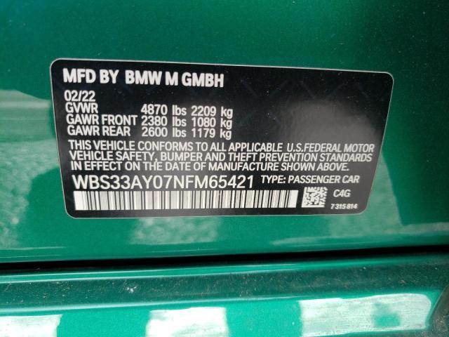 WBS33AY07NFM65421 BMW M3 Competition