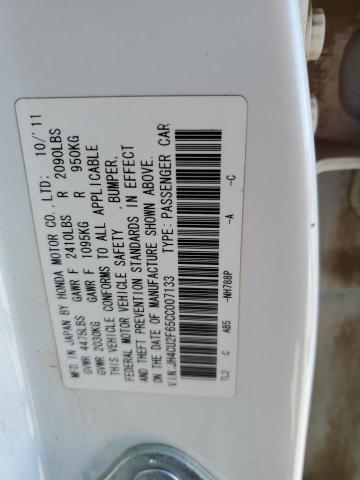 JH4CU2F65CC007133 Acura Tsx Tech