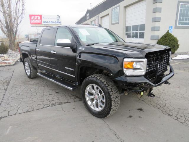 Salvage trucks for sale at Magna, UT auction: 2017 GMC Sierra K1500 SLT