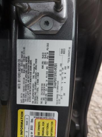 2015 FORD FUSION SE - 3FA6P0H7XFR149201