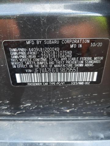 JF1VA2E63L9829551 Subaru Wrx Sti
