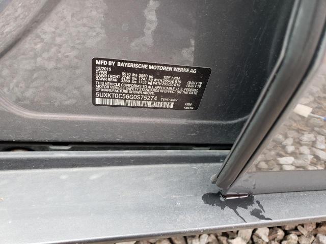 2016 BMW X5 XDR40E - 5UXKT0C56G0S75274