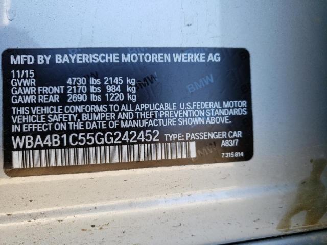 WBA4B1C55GG242452 BMW 435 I Gran Coupe