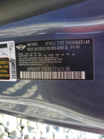 WMWRF33455TF62438 Mini Cooper