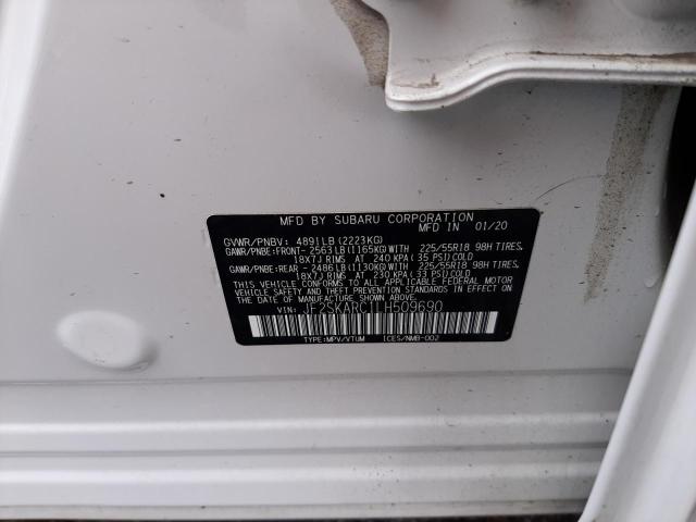 2020 SUBARU FORESTER S - JF2SKARC1LH509690