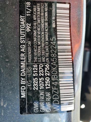 2019 MERCEDES-BENZ E 300 - WDDZF4JB0KA582245