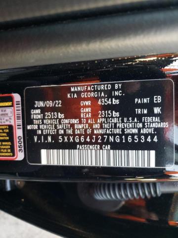 2022 KIA K5 GT LINE - 5XXG64J27NG165344