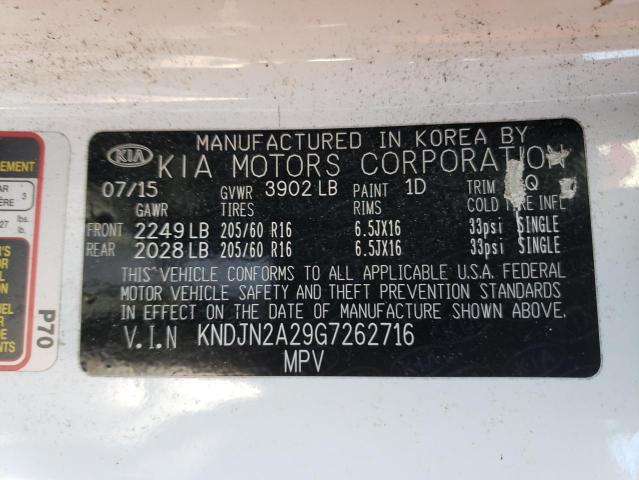 KNDJN2A29G7262716 KIA Soul